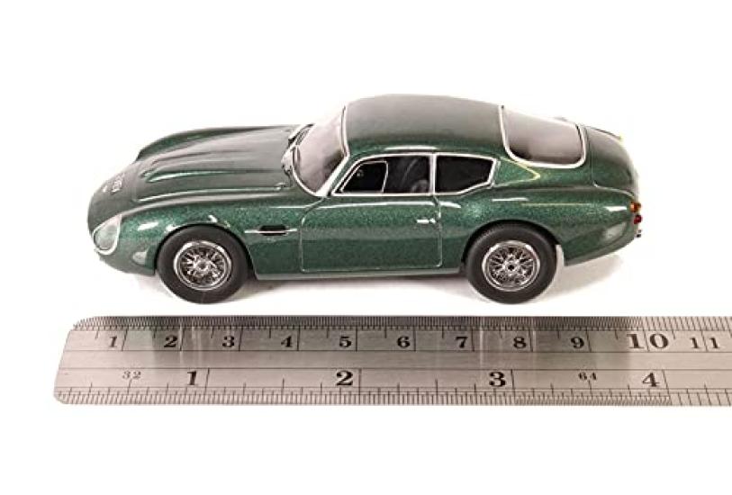 OXFORD 1/43 Scale Model Car Aston Martin DB4 Zagato (Metallic Green)