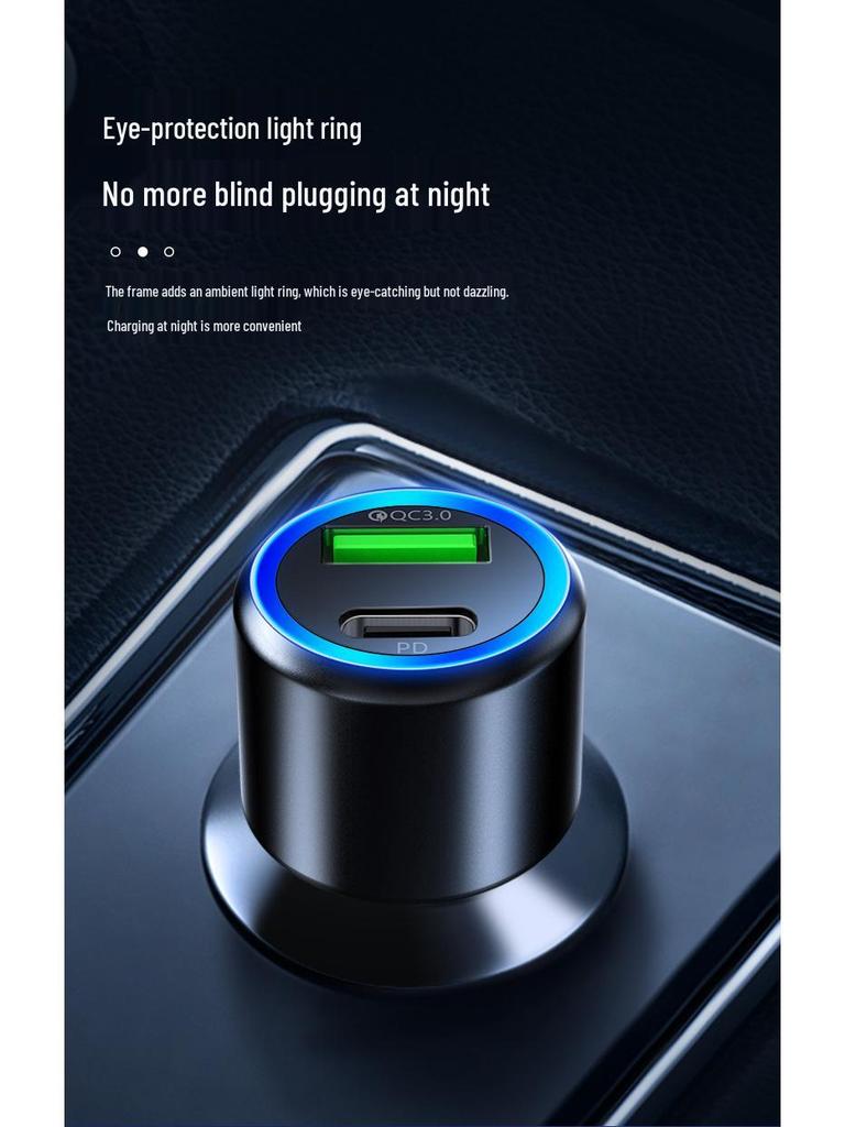 Fast Charging USB Car Charger for Apple, Huawei, Xiaomi