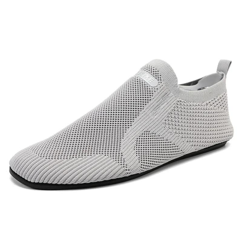 YRZL 2024 Men's Sports Flats Shoes Casual Breathable Walking Shoe Lightweight and Comfortable Mens Shoes Summer Vulcanized Shoes