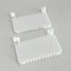 2Pcs Hinged Sewing Template Ruler Plastic Quilting Measuring Tool Edges Locking Stitching Guide for Fabric Stitching