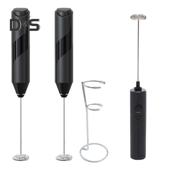 Håndholdt melkeskummer Elektrisk skummaskin Oppladbar rustfritt stål visp Drikkemikser Allsidig blandeverktøy for lattes Cappuccino Matcha