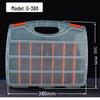 Medium Portable Transparent Plastic Hardware Storage Box
