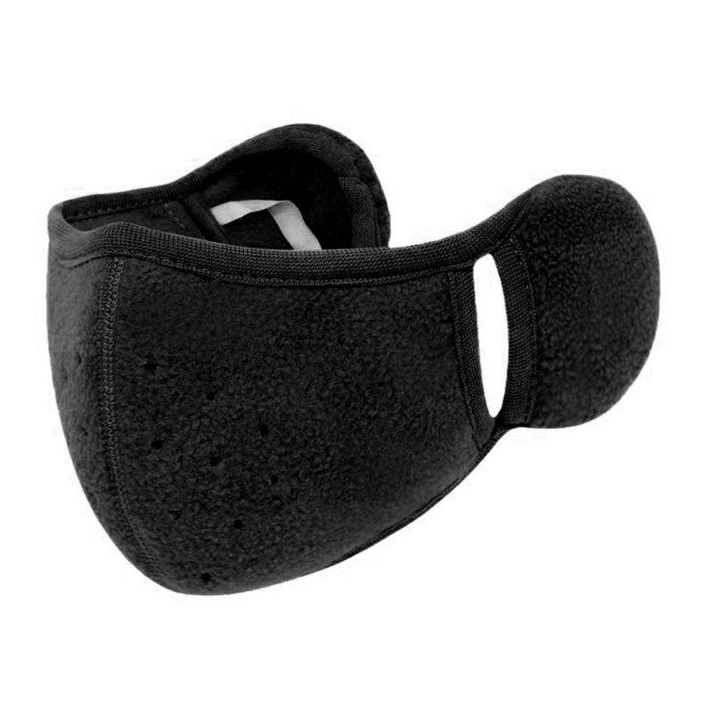 Warm Winter Face Mask With Plush Earmuff Thicken Warm Ear Protection Mask For Men Women