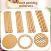 Unique DIY Wooden Vase Artistic Floral Container Creative 3D Puzzle Vase  Gift