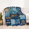 Happy Birthday Wishes Blanket Warmthful Decor Perfect for Couch Sofa Chair All-Season Use Modern Ideal Gift For Birthday Valentine'S Day
