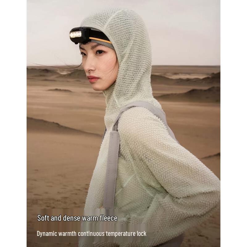 Pelliot Unisex Outdoor Hooded Fleece Jacket