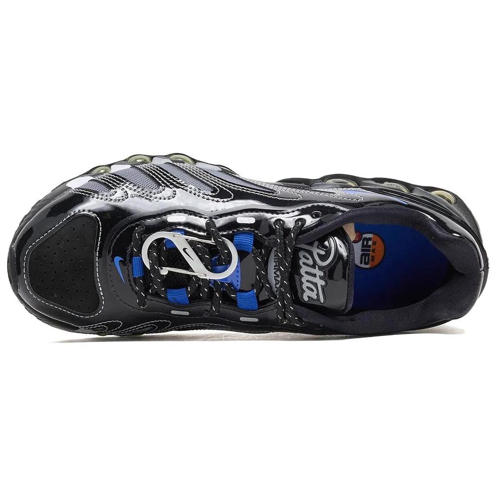 Patta x Nike Air Max DN8 Czarne Metaliczne Srebrne Buty Unisex Białe Game-Royal IB4029-001