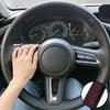 Hand Stitched Wear Resistant Perforated Non-slip Microfiber Leather Steering Wheel Cover For Mazda 3 CX-30 CX30 2020-2023