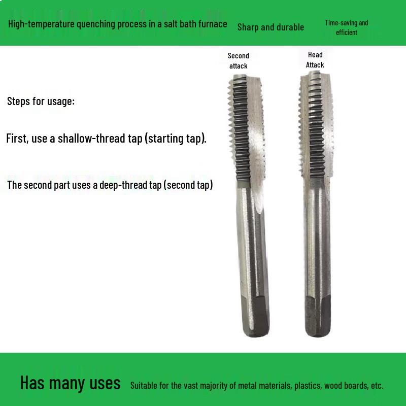 Songge M16*2 Carbon Steel Hand Tap Set