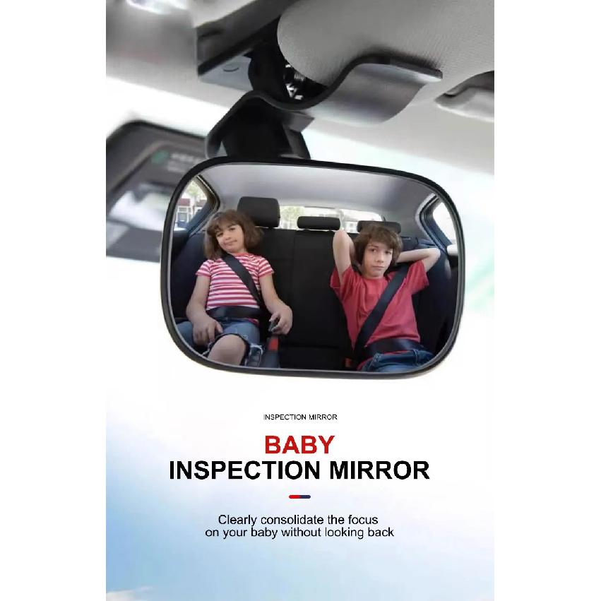 SEAMETAL Car Visor Clip Rearview Mirror Baby Kid Monitor Universal Clear View Auto Suction Cup Rear View Mirrors Interior Mirror