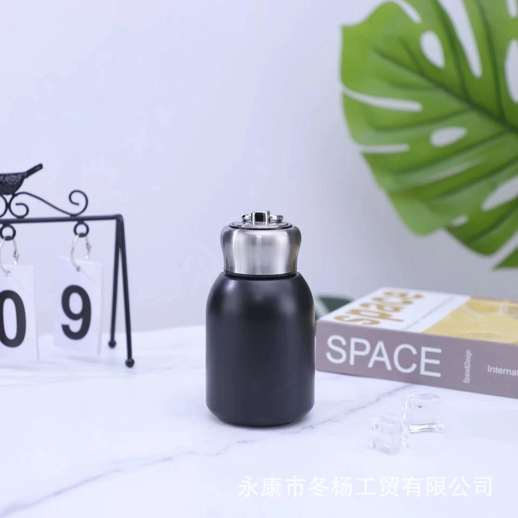 Guochao Mini Xiaopangding Thermos Cup with Pull Ring Convenient Pocket Cup Simple Fashion Cup Company Gifts