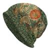 Rossetti's Wombat im Blumengarten Mützen Kühl Gestrickte Mütze Für Warmen Winter William Morris Tierkunst Mützen Beanies Kappen