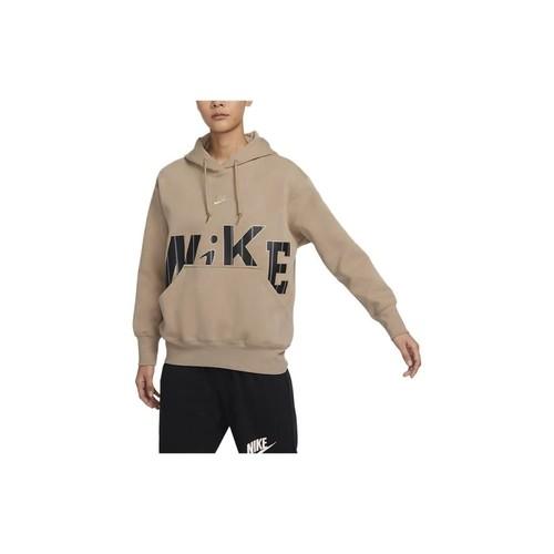 Nike Letter Hoodie Fashionable American-Style Women's Sweatshirt