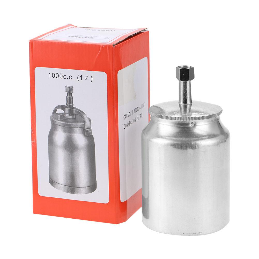 

1000ml Paint Container Pneumatic Spray Gun Accessory Metal Spray Pot (#01)