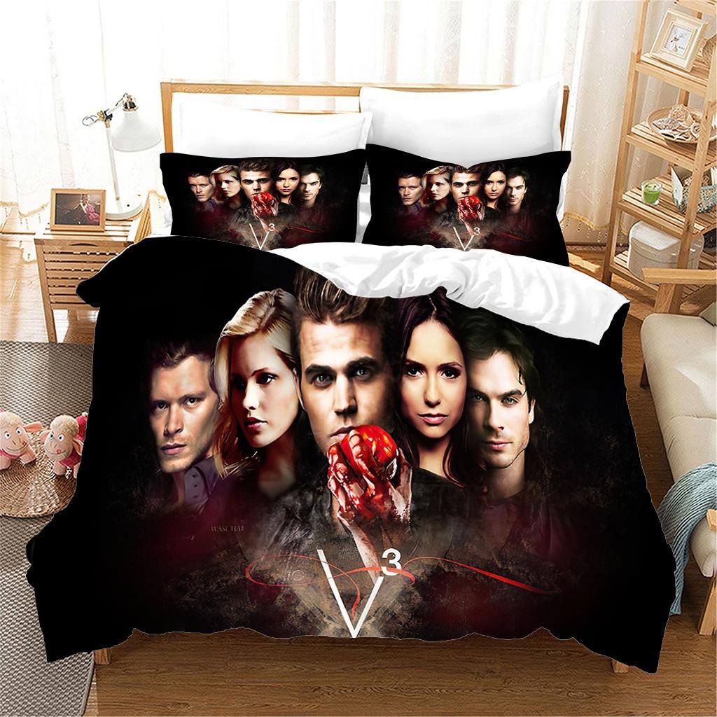 Bella Vampire Girl Duvet Cover The Twilight Pillowcase Bedding Set Boys Girls Bedroom Decoration Gift Single Double Size