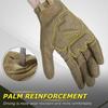 Outdoor Tactical Gloves Training Combat Sport Hiking Climbing Shooting Hunting Riding Cycling Full Finger Anti-Skid Mittens