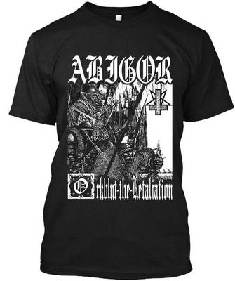 Vintage ABIGOR  Abigor Orkblut The Retaliation Men#039s Short Sleeve Tee NZ746 Unisex T-Shirt
