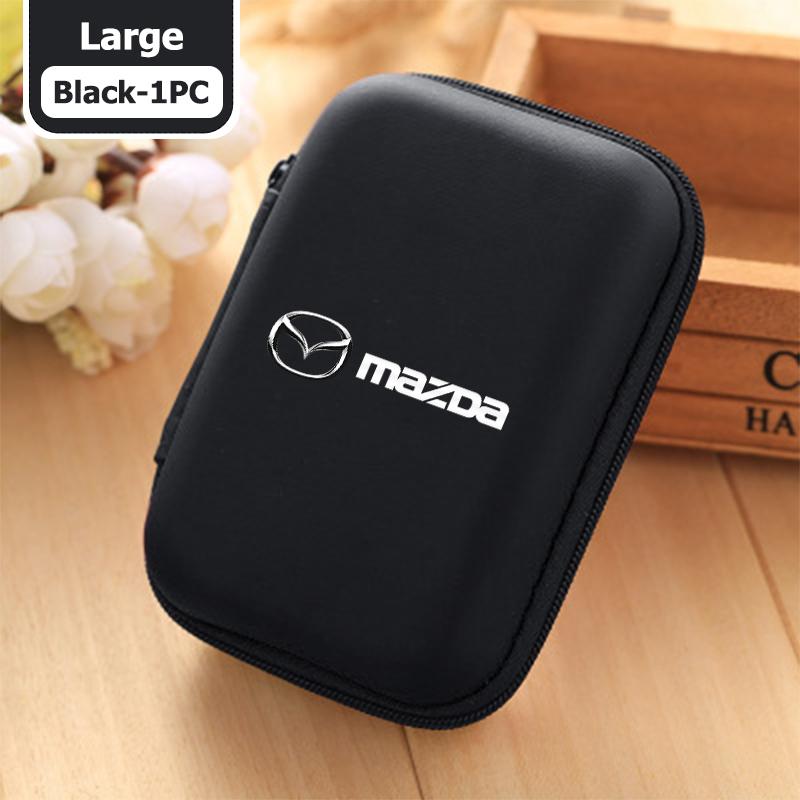Portable Card Storage Bag Data Cable Packing Cube EVA Protective Case For Mazda CX9 MX5 RX8 Axela Demio Atenza MS GJI GH BK MP