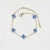 Mini Titanium Steel Four-leaf Clover Bracelet 9mm Classic Fashion High-end Women's Bracelet