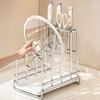 Rustproof Pot Lid Rack Stainless Steel Pot Cover Shelf Chopping Board Organizer  Kitchen