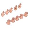 10 Pcs Set Plasma Cutter Electrode Nozzle Kit Tips and Electrodes Replacement for Trafimet CB50