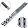 2PCS Two Way Slide Bearing Drawer Slides Smooth Glide Steel Ball Bearing Slide  Kitchen Cupboard