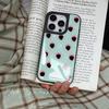 Ins Korean Black Strawberry for Apple 16/17 Mobile Phone Case iPhone15 Water Condensation 13 Niche 12 Personality 14