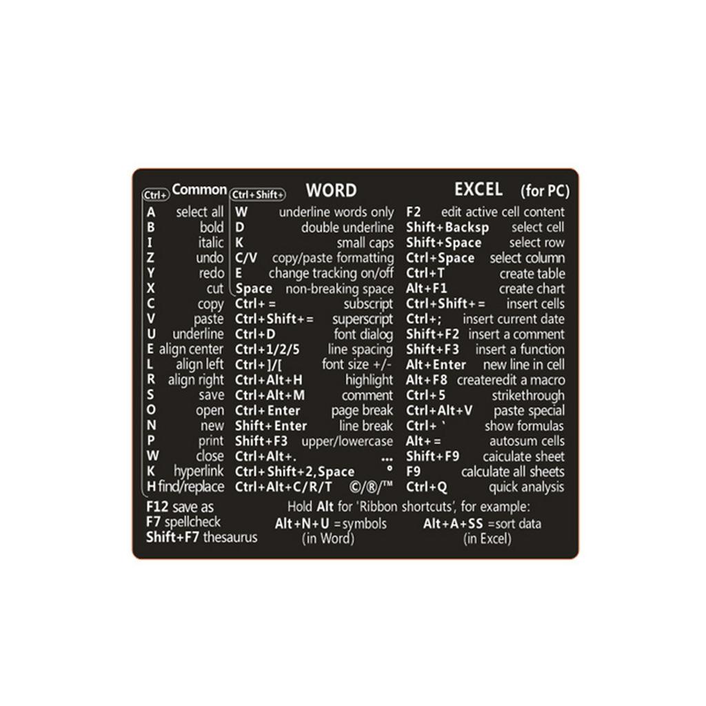 Computer Sticker For Keyboard Shortcut Key Tips Pad Laptop Desktop Student Keyboard Decoration Stickers Toy