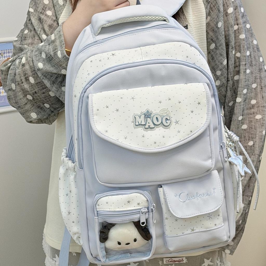 Schoolbag1011 new fresh and sweet high-value backpack girls Japanese junior high school high school students large-capacity backpack