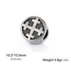 My Shape 5pcs Vintage Stainless Steel Charms for Bracelets Linking Pendants Connector Bead Charm for DIY Jewelry Making Dropship