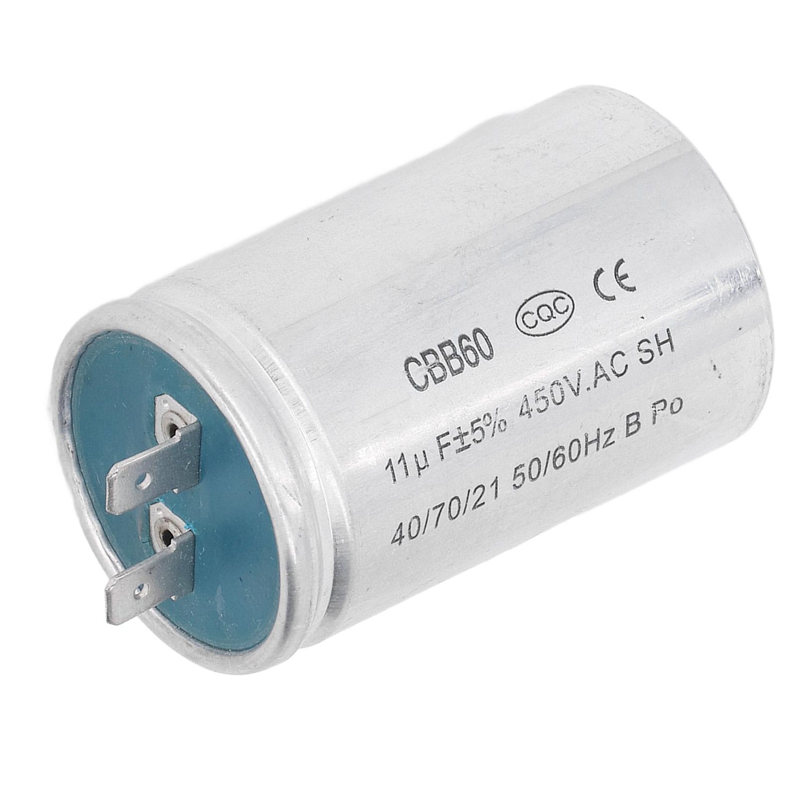 

Motor Start Capacitor 11uf High Insulation Resistance Generator Starting Running Capacitor 450VAC