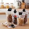 8 PCS Cute Chip Clips, Food Bag Clips, Black Cat Shaped Chip Clip, Acrylic Kitchen Snacks Clip for Airtight Seal Food Storage, Paper Storage