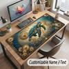 Oktopus Meeresleben Thema Benutzerdefiniertes Mauspads Personalisierter Druck Name Text Schreibtischmatte Für Zuhause Büro Tischdekoration