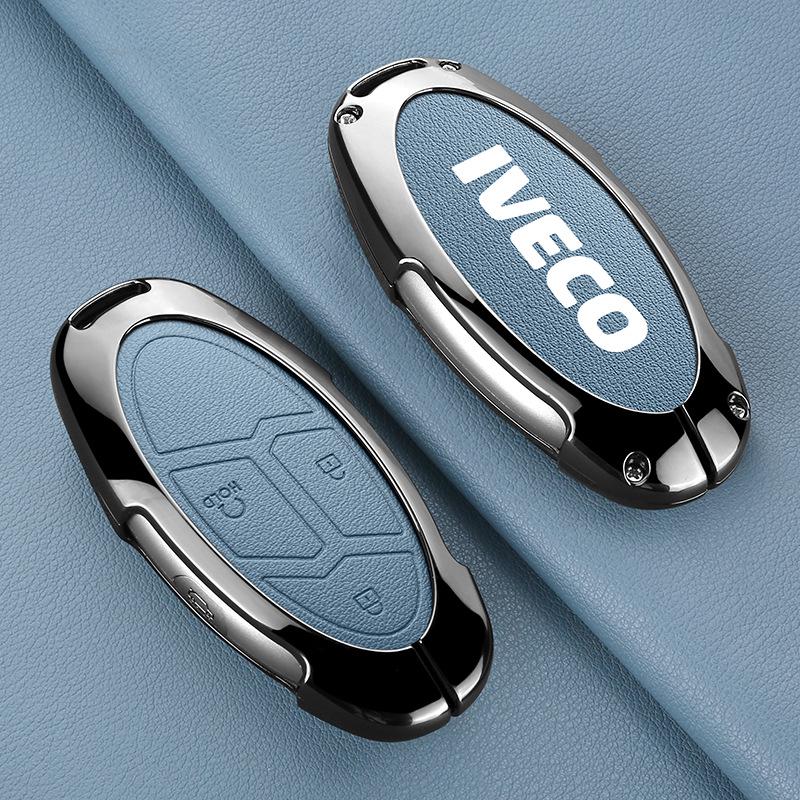 Iveco Ousheng 2021 Car Key Case: Modified Remote Key Protective Bag with Buckle