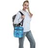 Blue Sea Unicorn Narwhal Lunch Box Insulated Reusable Lunch Bag Cooler Bag for Women Men Girls Boys Work School Picnic Hiking