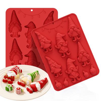 Christmas Series Silicone Cake Mold Food Grade Easy Release Christmas Tree Chocolate Mousse Baking Mold