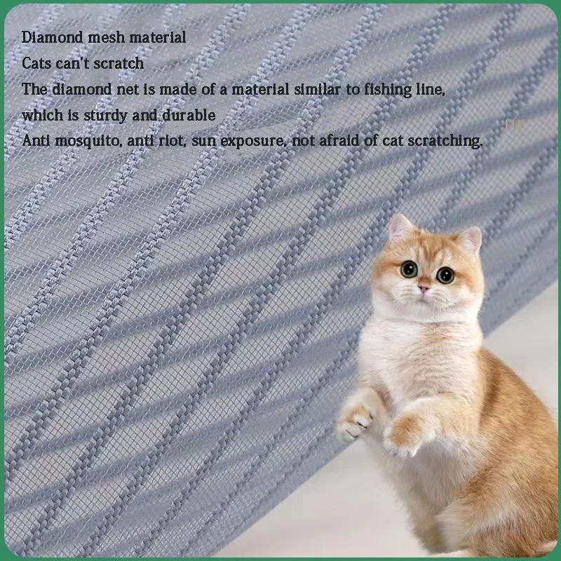 Summer Self-adhesive Window Screen Anti-Mosquito Prevent Flying Insects Invisible Mesh Curtains Removable Magnetic Screen Window