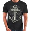 Sponsored Ad Neverless Unisexs T Shirt Print Anchor Compass Motif Maritime Sea Fashion Street Style Vintage Versatile