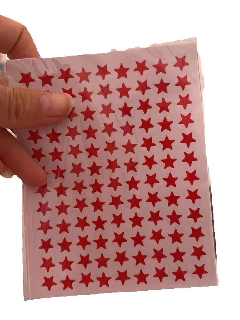 10 pcs Golden Star Reward Stickers Self-Adhesive Gold Star Stickers for Classroom Teacher