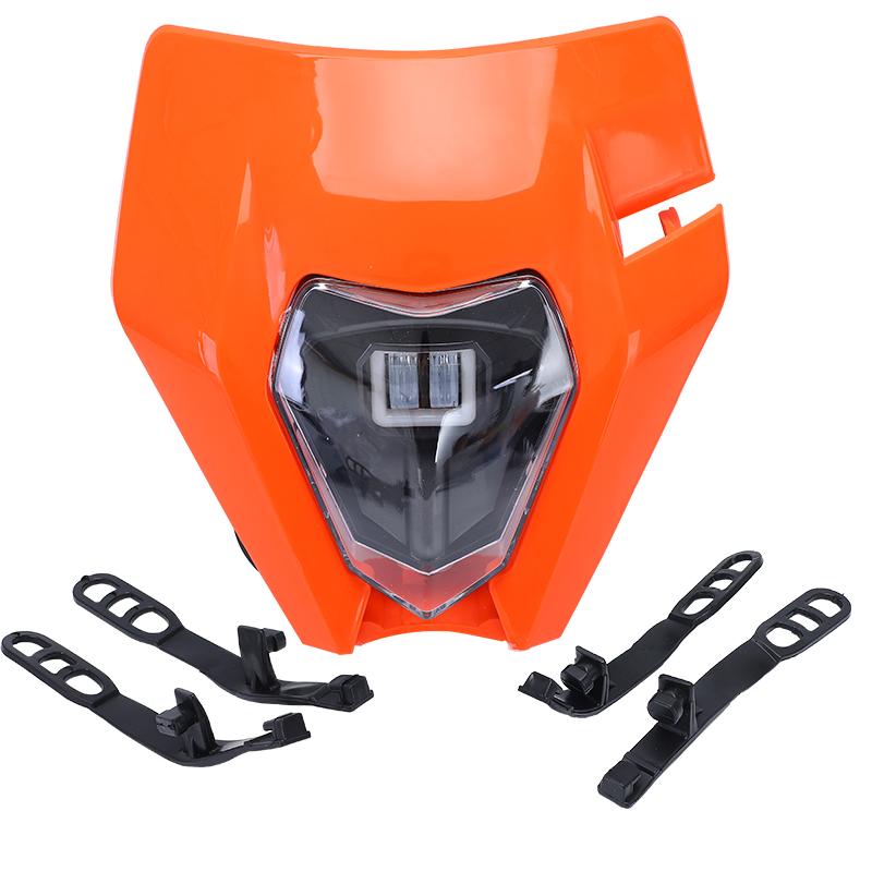Motorcycle LED Headlight For EXC EXCF SX SXF XC XCF XCW XCFW 125 150 250 300 350 450 530 Faro Enduro Headlamp Head Light