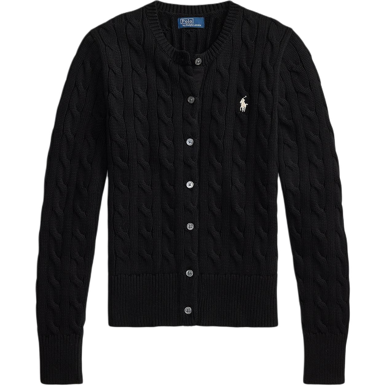 

Polo Ralph Lauren SS25 Кардиган из хлопка кабельной вязки приталенного силуэта с круглым вырезом Женский трикотаж WMPOSWENDW20460-001 S