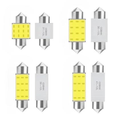10 Stück C5W C10W LED-Soffittenlampen 12V 7000K COB - Auto Innenbeleuchtung Leseleuchte Kofferraum Kennzeichenbeleuchtung