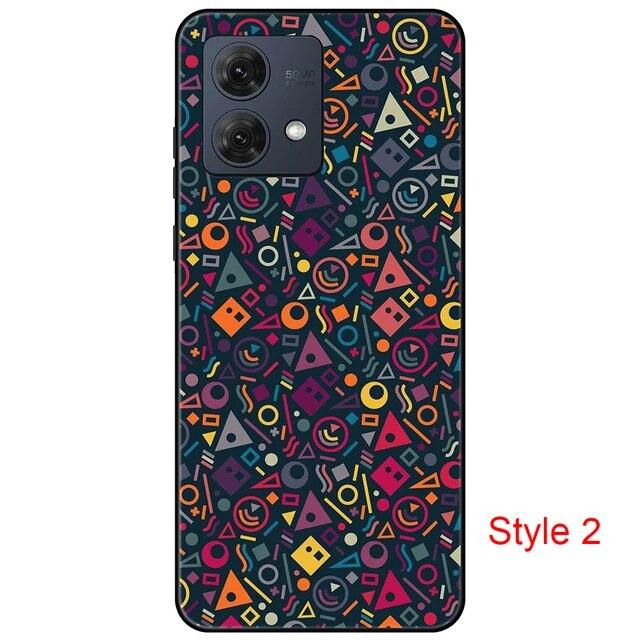 Pentru Motorola Moto G84 Husă MotoG84 Husă neagră din spate 6,5 inci Husă antișoc Moale Bara de protecție anti-alunecare Tpu Durabilă Protecție completă