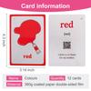 Colors,Shapes of English Flash Cards Kids Pocket Card Montessori Learning Baby Toys for Children Pre-Kindergarten