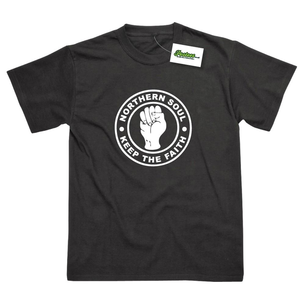 Northern Soul Keep The Faith 60s Music Inspired Printed TShirt S