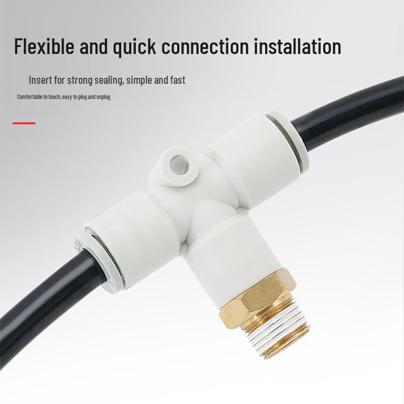 Pneumatic Y/T-Type Tubing Connector KQ2 Series (06/08/10-02S)