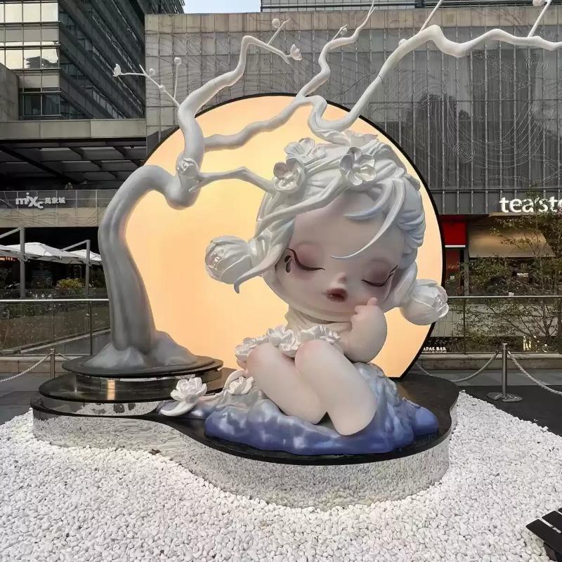 

Серия Pre Court Ink Plum Ручная работа Слепая коробка Модная игрушка Орнамент Мультяшное Креативное украшение для стола Детский подарок Таинственная коробка