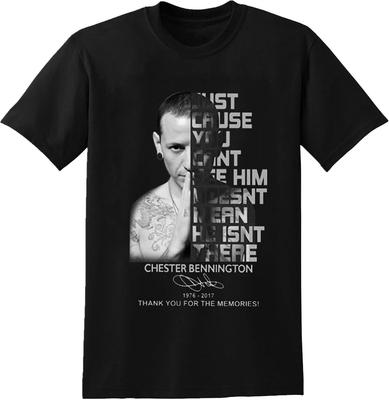 Meilleurs Fans de Rock de la Légende Linkin-Park Chester-Bennington Musique T-shirt Noir pour Homme