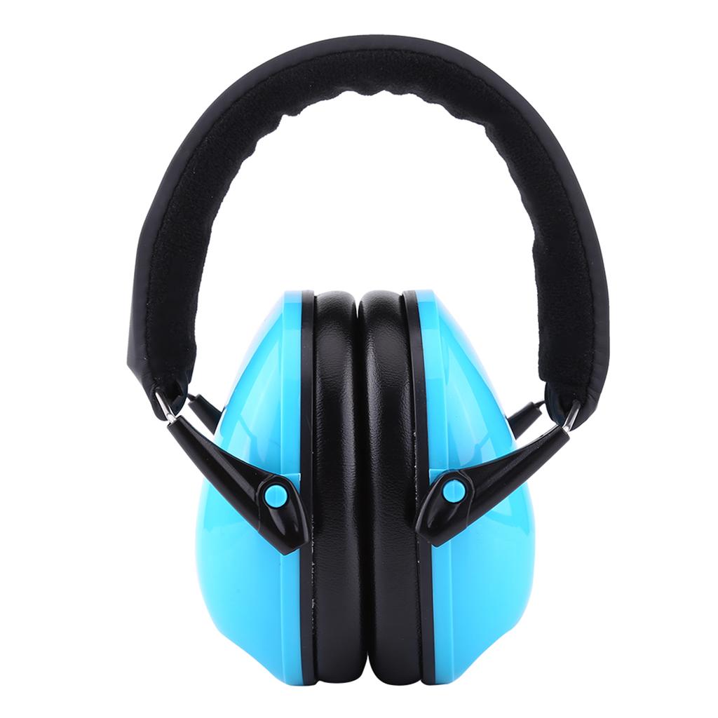 Noise Reduction Earmuffs Protect Kids Sound Hearing Ear Defenders (Blue)