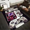 Retro Gaming Console and Controller Design Carpet for Home Decor Suitable for Use As an Anti-slip for Living Room Bedroom Sofas